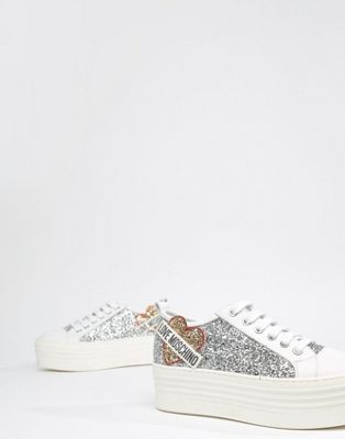 Love Moschino Glitter Flatforms