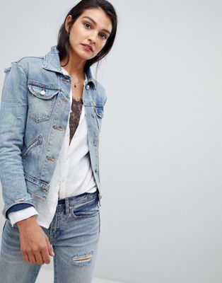 AllSaints light indigo denim jacket