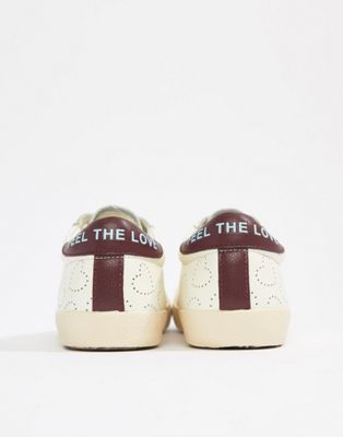 Essentiel Antwerp heart slogan sneakers