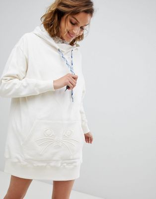 Paul & Joe Sister oversized hooded sweat dress