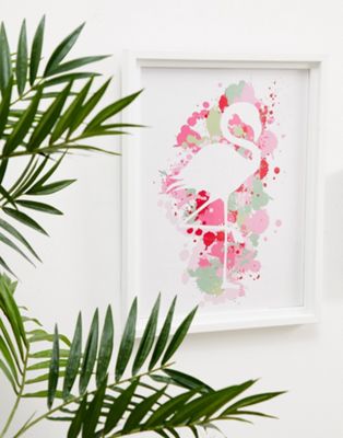HHJ Flamingo Wall Art