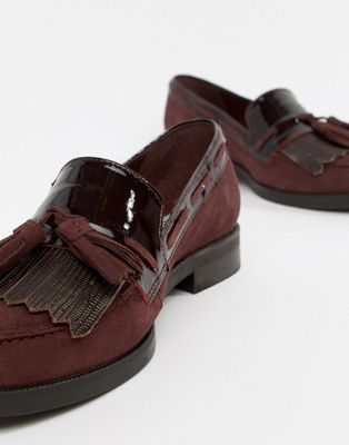 Dune Flat Suede Loafers