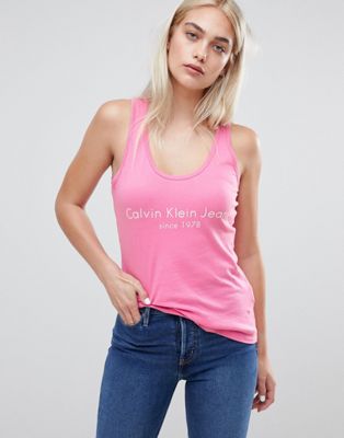 Calvin Klein Tex logo tank