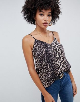 DESIGN cami in leopard print