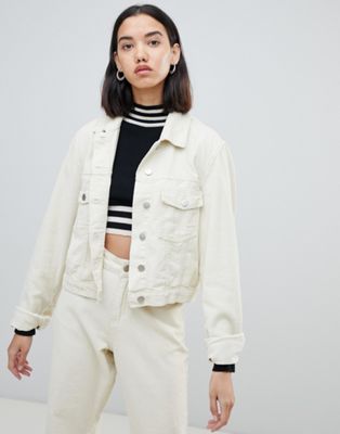 FAE corduroy boxy two-piece trucker jacket