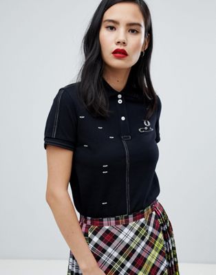 Fred Perry x Le Kilt polo shirt with contrast stitching