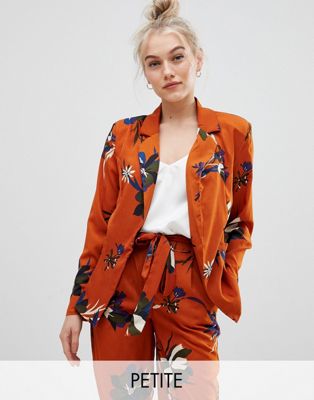 Parisian Petite floral blazer