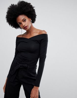 Miss Selfridge cross over bardot body