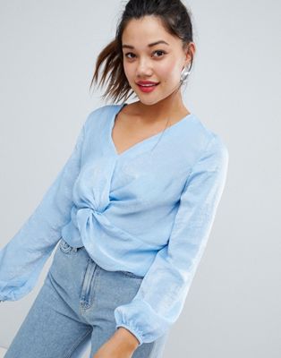 New Look Twist Front Shell Top