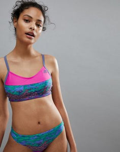 adidas Printed Bikini In Pink