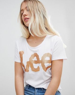 Lee Classic Glitter Logo T-Shirt