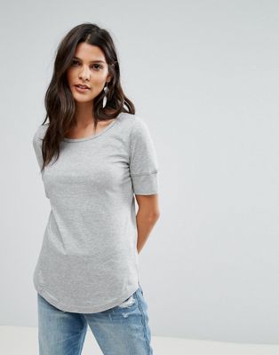 Brave Soul Gina Scoop Neck T Shirt