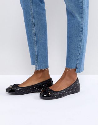 Miss KG Magda Studded Ballet Flats