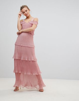 Glamorous Ruffle Maxi Dress