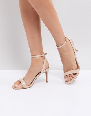 HALF TIME Barely There Heeled Sandals