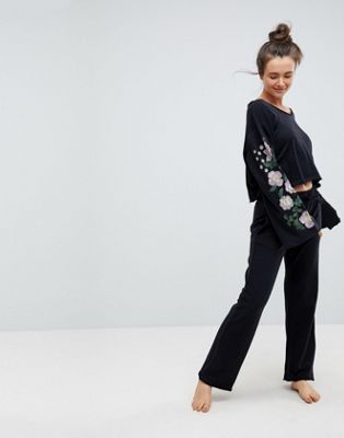 LOUNGE Wide Leg Jogger