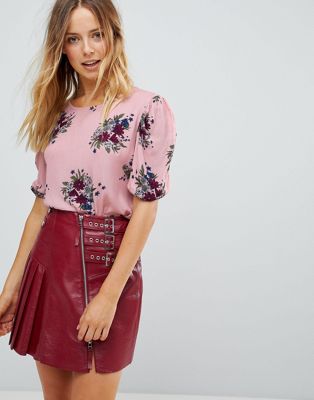 Parisian Floral Print Blouse