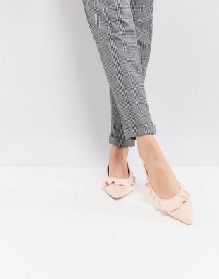 Glamorous Pointed Flat Shoes in Pink