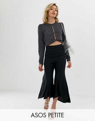 PETITE Tailored Soft Fluted PANTS