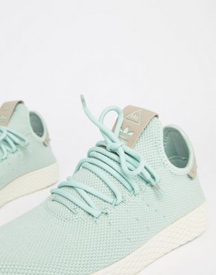 adidas Originals Pharrell Williams Tennis Hu Sneakers In Green