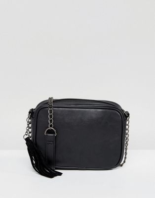 Glamorous Black Camera Cross Body Bag