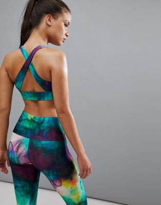 Onzie Cross Back Printed Yoga Bra