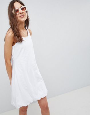 DESIGN mini tank dress with gathered hem