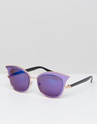 Jeepers Peepers cat eye sunglasses in purple