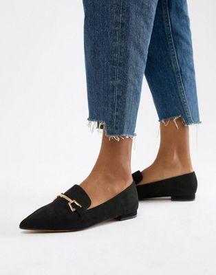 DESIGN Lance Pointed Loafer Ballet Flats