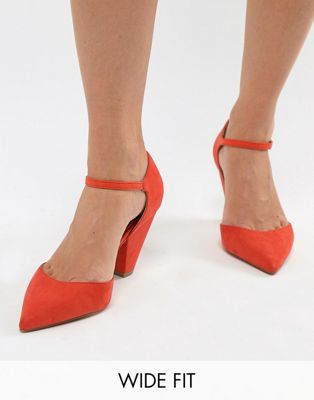 DESIGN Speaker Wide Fit Pointed Heels