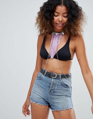 DESIGN Fabric Tassel Festival Body Harness