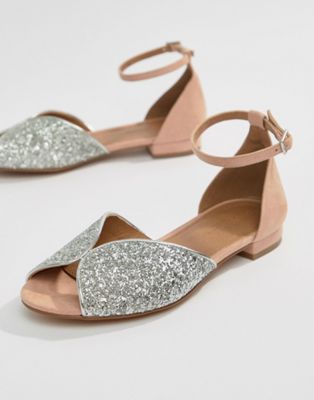 DESIGN Lozzy Peep Toe Ballets