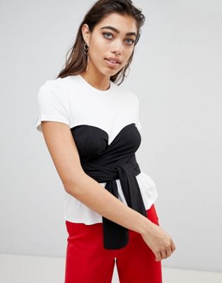 Ivyrevel T shirt with Contrast Bustier