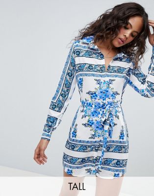 Parisian Tall Printed Shirt Dress