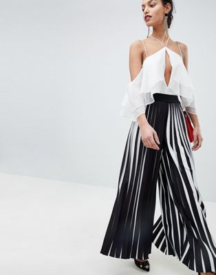 Coast Stripe Wide Leg Pants