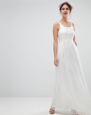 Minuet Maxi Dress With Sequin Overlay