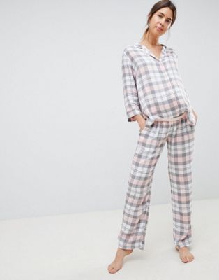 DESIGN Maternity Mix & Match Check PANTS