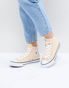 Converse Chuck Taylor All Star Hi Sneakers In Yellow