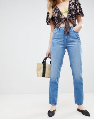 New Look Wash Straight Leg Jean