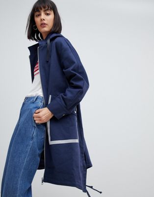 DESIGN metallic sport trim parka