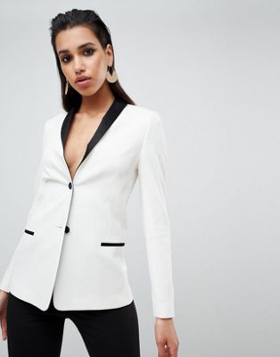 DESIGN tailored longline cocktail blazer