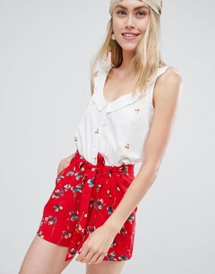 Brave Soul Ada Shorts in Floral Print