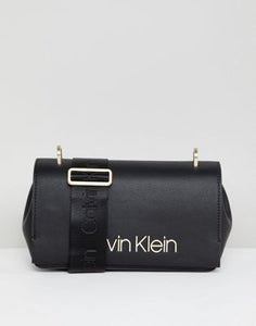 Calvin Klein Shoulder Bag with Wide Strap Detail