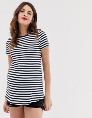 DESIGN Maternity Stripe Crew Neck T-Shirt