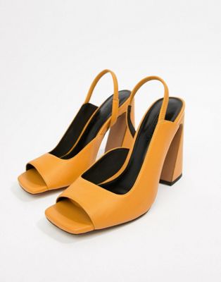 DESIGN Hinton Premium Leather Heeled Sandals
