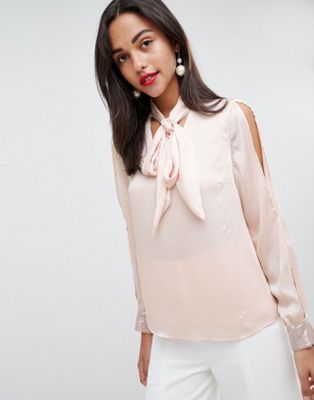 Coast Sequin Cuff Blouse