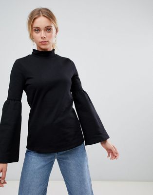 Glamorous flare sleeve top