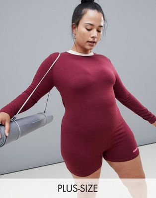 4505 Curve long sleeve yoga onesie