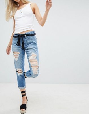 Hollister Destroyed Boyfriend Jean