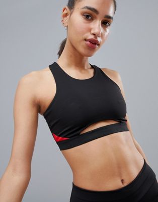 Kisaiya Open Front Sports Crop Top